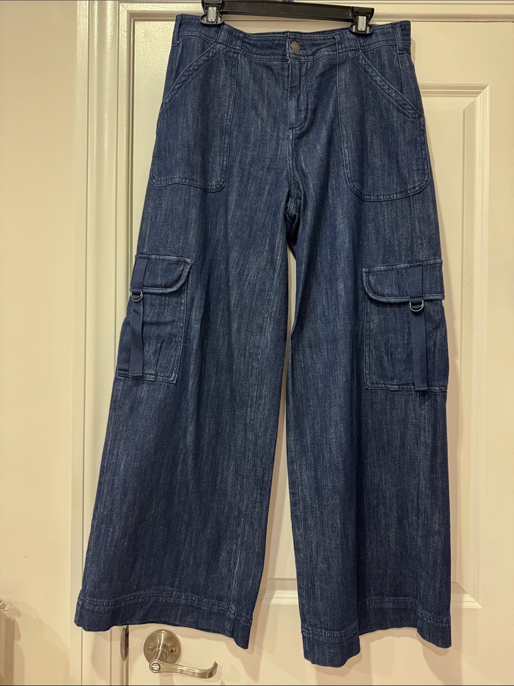 Anthropologie PILCRO denim cargo pants